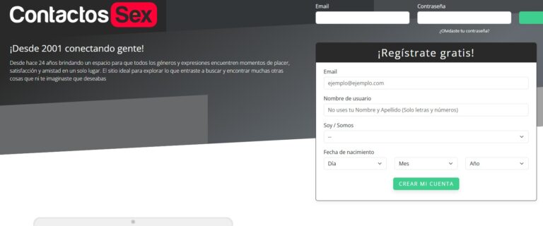 Todo sobre ContactosSex: análisis honesto de la plataforma